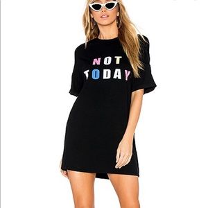 Rissa Tee Shirt Dress “Not Today”